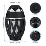 LED Flame HD Atmosphere Wireless Bluetooth Speaker - Portable