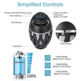 LED Flame HD Atmosphere Wireless Bluetooth Speaker - Portable