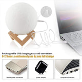 3D Moon Lamp with Stand