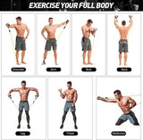 Resistance Bands Set for Exercise & Workout (Men & Women)