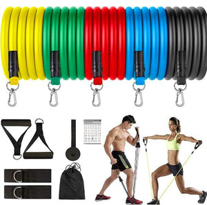 Resistance Bands Set for Exercise & Workout (Men & Women)
