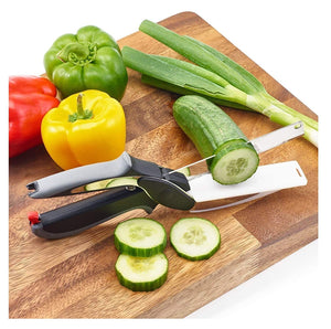 Stainless Steel Clever Cutter & Smart Knife For Kitchen