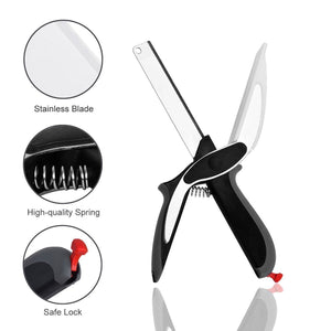 Stainless Steel Clever Cutter & Smart Knife For Kitchen