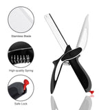 Stainless Steel Clever Cutter & Smart Knife For Kitchen