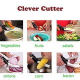 Stainless Steel Clever Cutter & Smart Knife For Kitchen