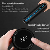 Stainless Steel Water Bottle with Smart LED Temperature Display