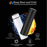 Stainless Steel Water Bottle with Smart LED Temperature Display